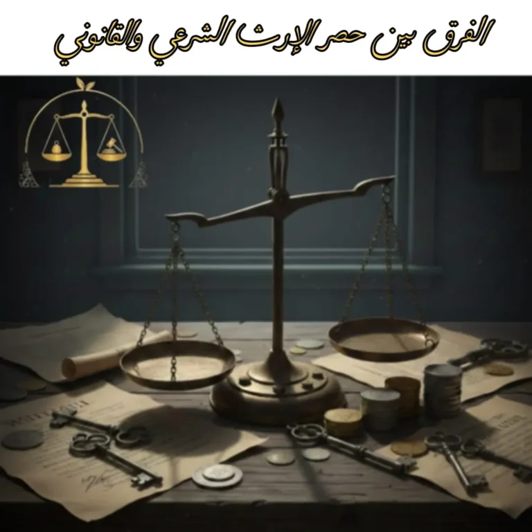 الفرق بين حصر الإرث الشرعي والقانوني