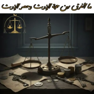 ما الفرق بين حجة الإرث وحصر الإرث